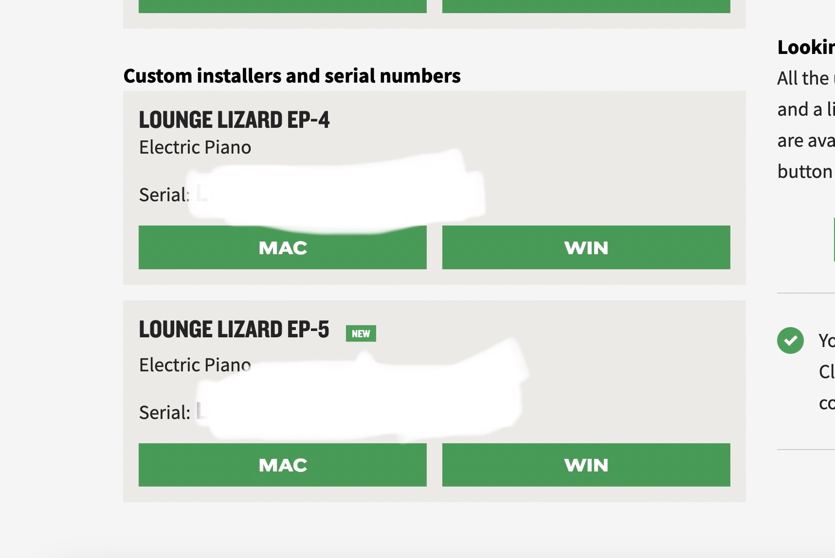 AAS Applied Acoustics Systems Lounge Lizard EP-4